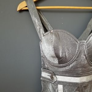 Shimmery Top with Adjustable Straps